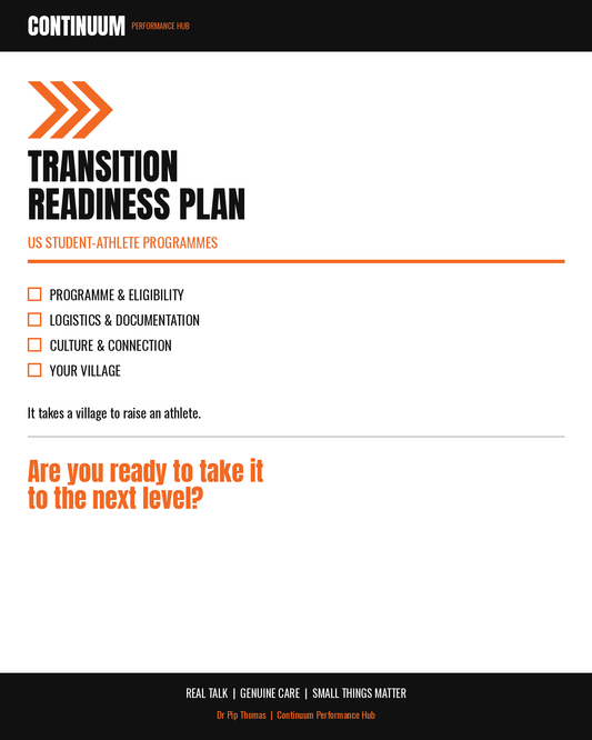 Transition Plan | US Student-Athlete Programmes
